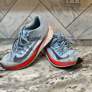 Nike Gray and Red Athletic Shoes